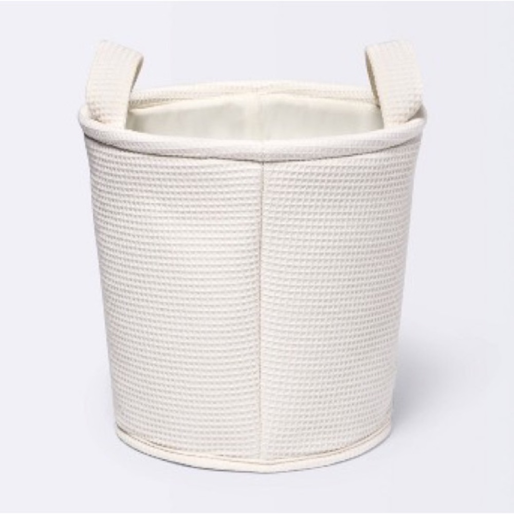 NEW Pillowfort Waffle Storage Basket Cream, Large